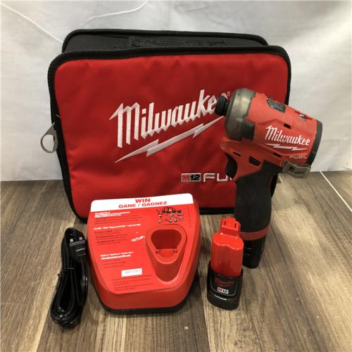 AS-IS Milwaukee  FUEL SURGE 12V Lithium-Ion Brushless Cordless 1/4 in. Hex Impact Driver Compact Kit