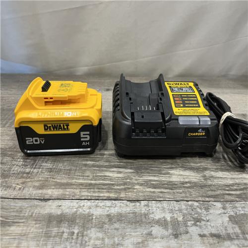 AS-IS DEWALT 20V MAX Lithium-Ion 5.0 Ah Battery and Charger