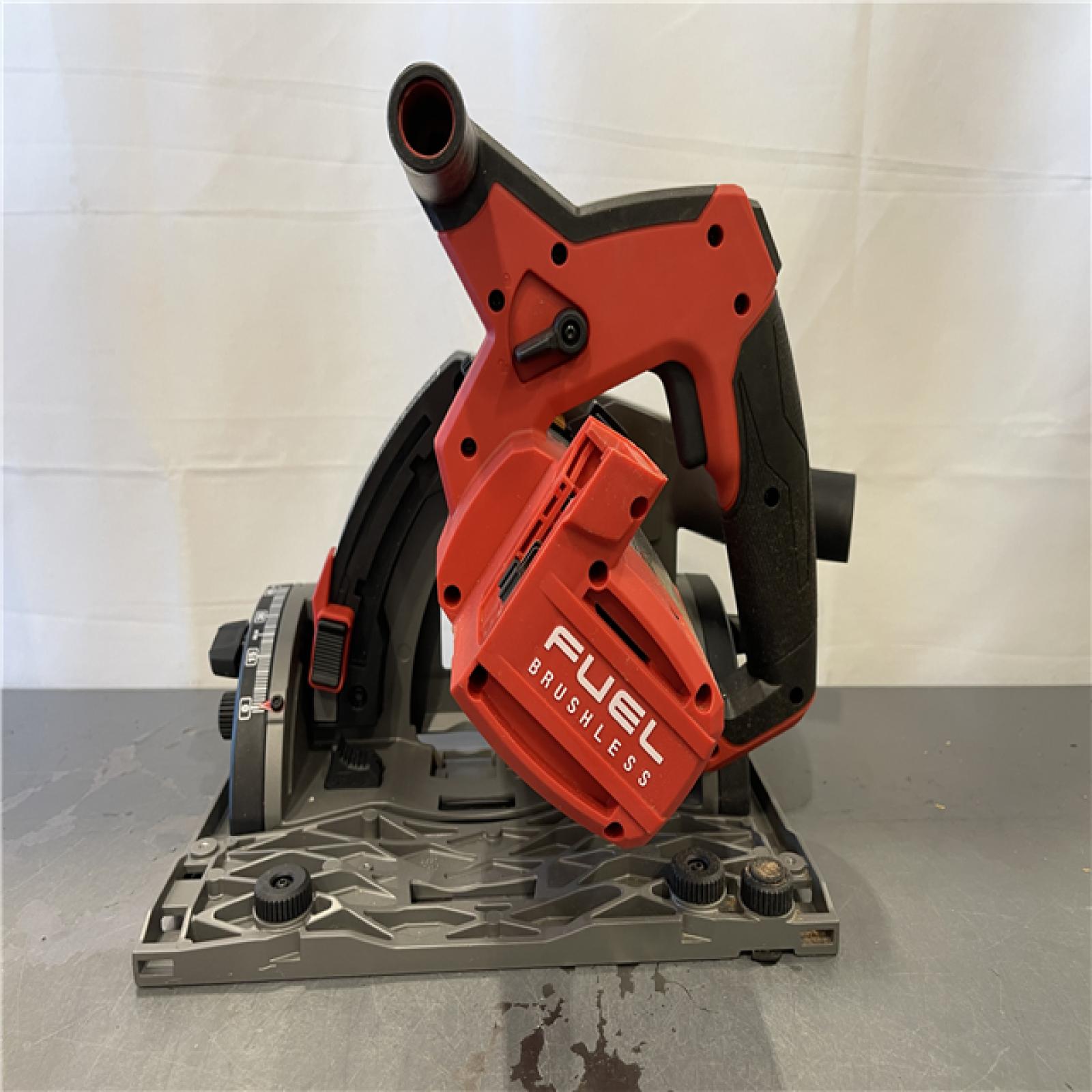 AS-IS - Milwaukee M18 FUEL 18V Lithium-Ion Cordless Brushless 6-1/2 in. Plunge Cut Track Saw