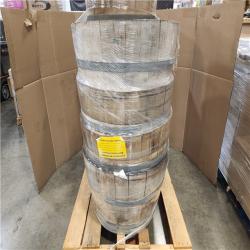 Phoenix AS-IS 26 in. Dia x 17.5 in. H White Oak Wood Whiskey Barrel (9-Barrels)