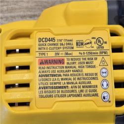 AS-IS DEWALT 20V Max Cordless 7/16 in. Quick Change Stud and Joist Drill (Tool Only)