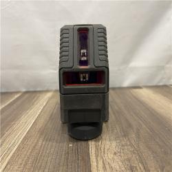 AS-IS Milwaukee 100 ft. REDLITHIUM Lithium-Ion USB Green Rechargeable Cross Line Laser Level with Charger and Alignment Target