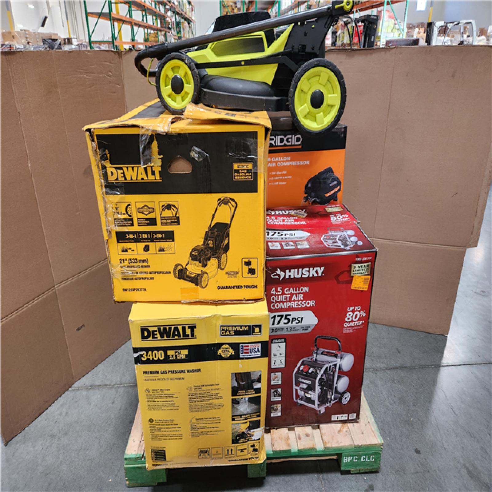 CALIFORNIA AS-IS OUTDOOR POWER EQUIPMENT