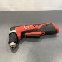 AS-IS - Milwaukee M12 12-Volt Lithium-Ion Cordless 3/8 in. Right Angle Drill (Tool-Only)