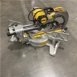 As-Is- DEWALT 15 Amp Corded 12 in. Double Bevel Sliding Compound Miter Saw