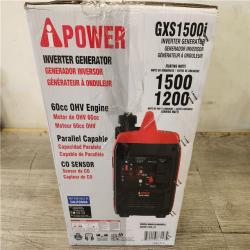 Phoenix NEW A-iPower 1500-Watt Recoil Start Gasoline Powered Ultra-Light Inverter Generator with 60cc OHV Engine and CO Sensor Shutdown
