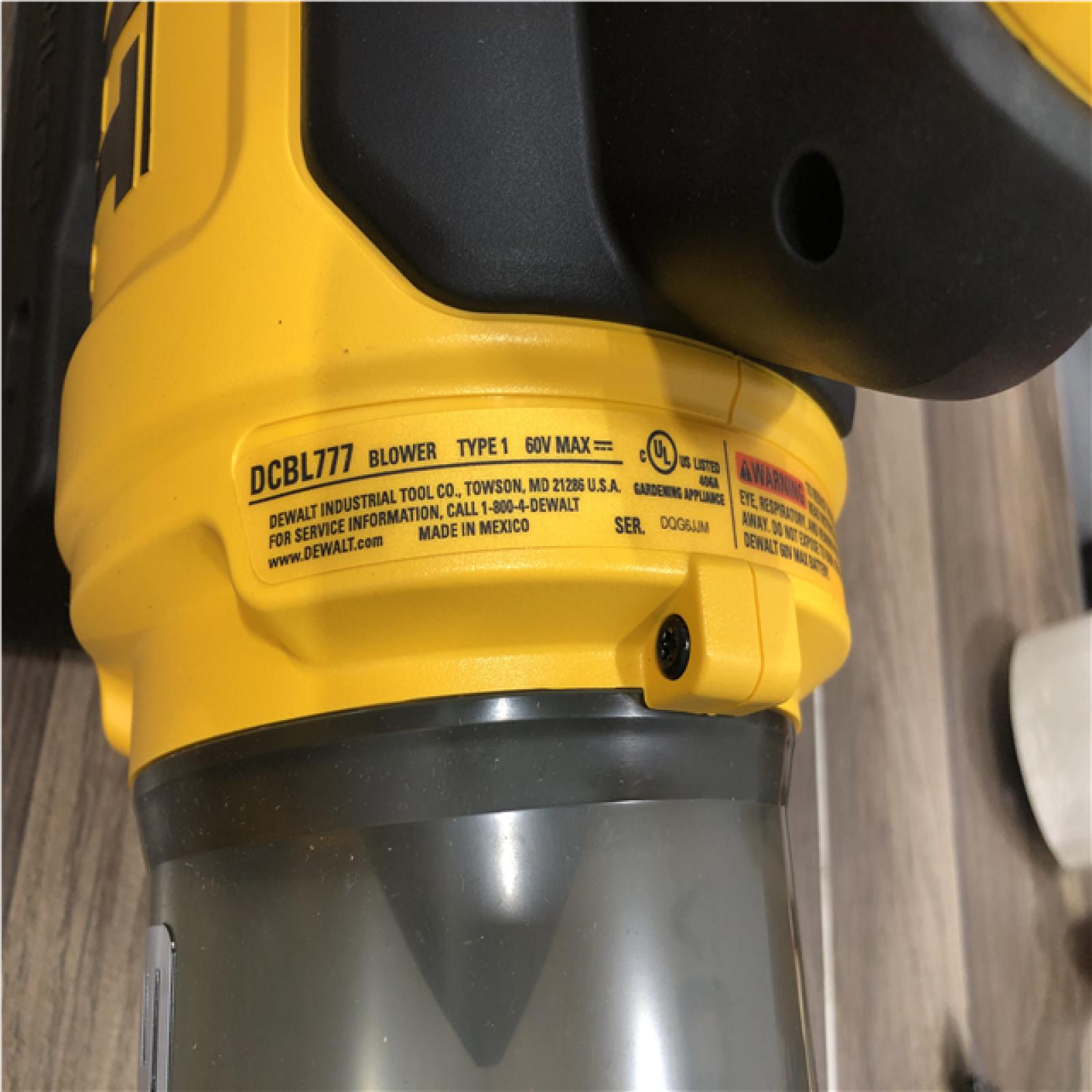 AS-IS DEWALT FLEXVOLT 60V MAX 160 MPH 760 CFM Brushless Cordless Battery Powered Blower Kit