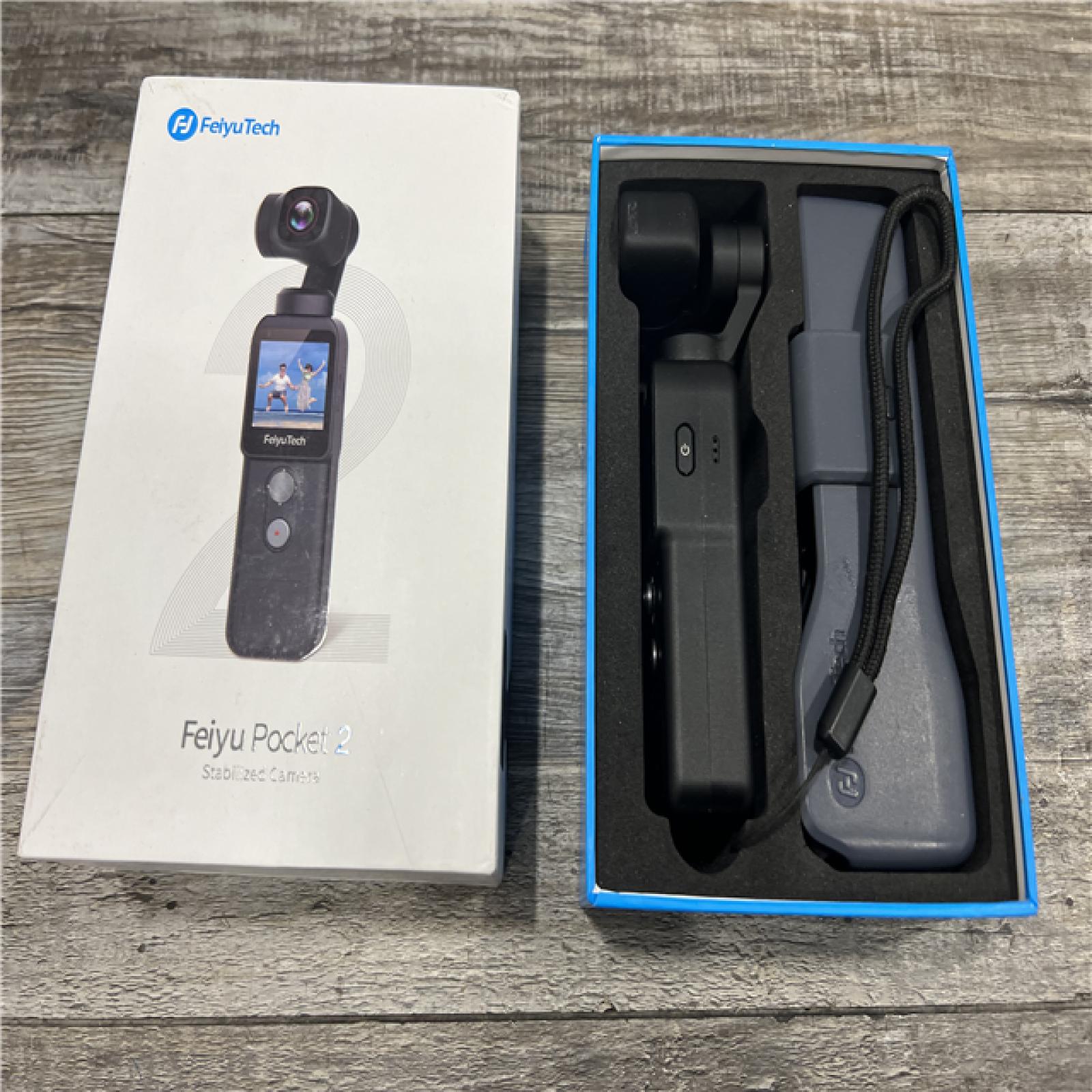 AS-IS Feiyu Pocket-2 4K Camera 60fps AI Smart Tracking 3-Axis Stabilizer