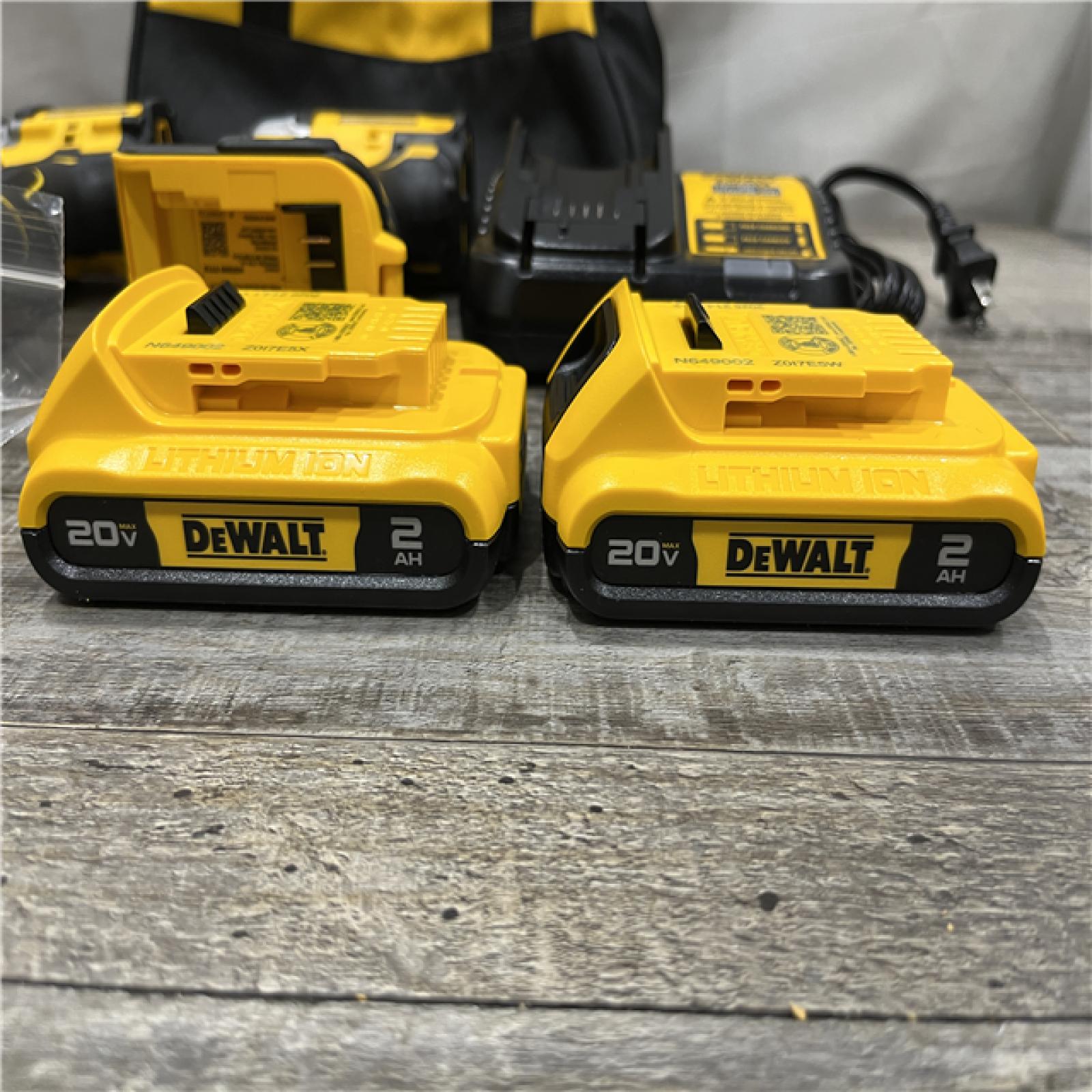 AS-IS DEWALT ATOMIC 20-Volt MAX Lithium-Ion Cordless Combo Kit