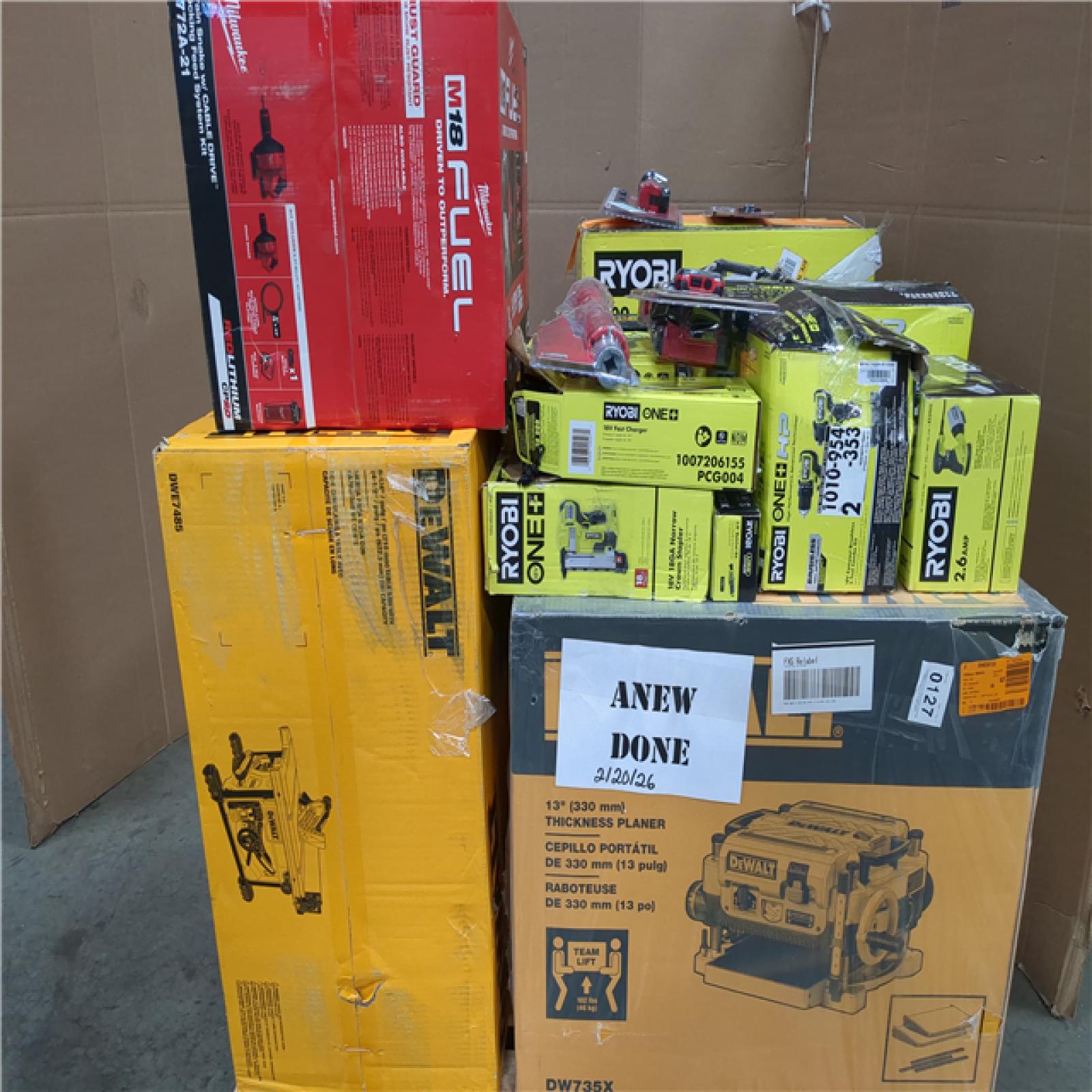 CALIFORNIA AS-IS TOOL PALLET