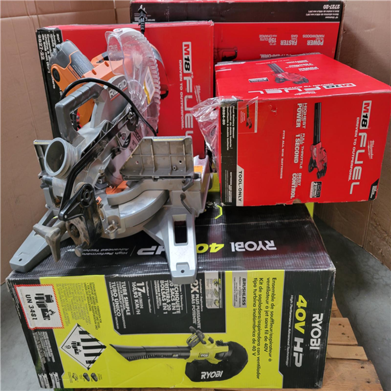 CALIFORNIA AS-IS TOOL PALLET