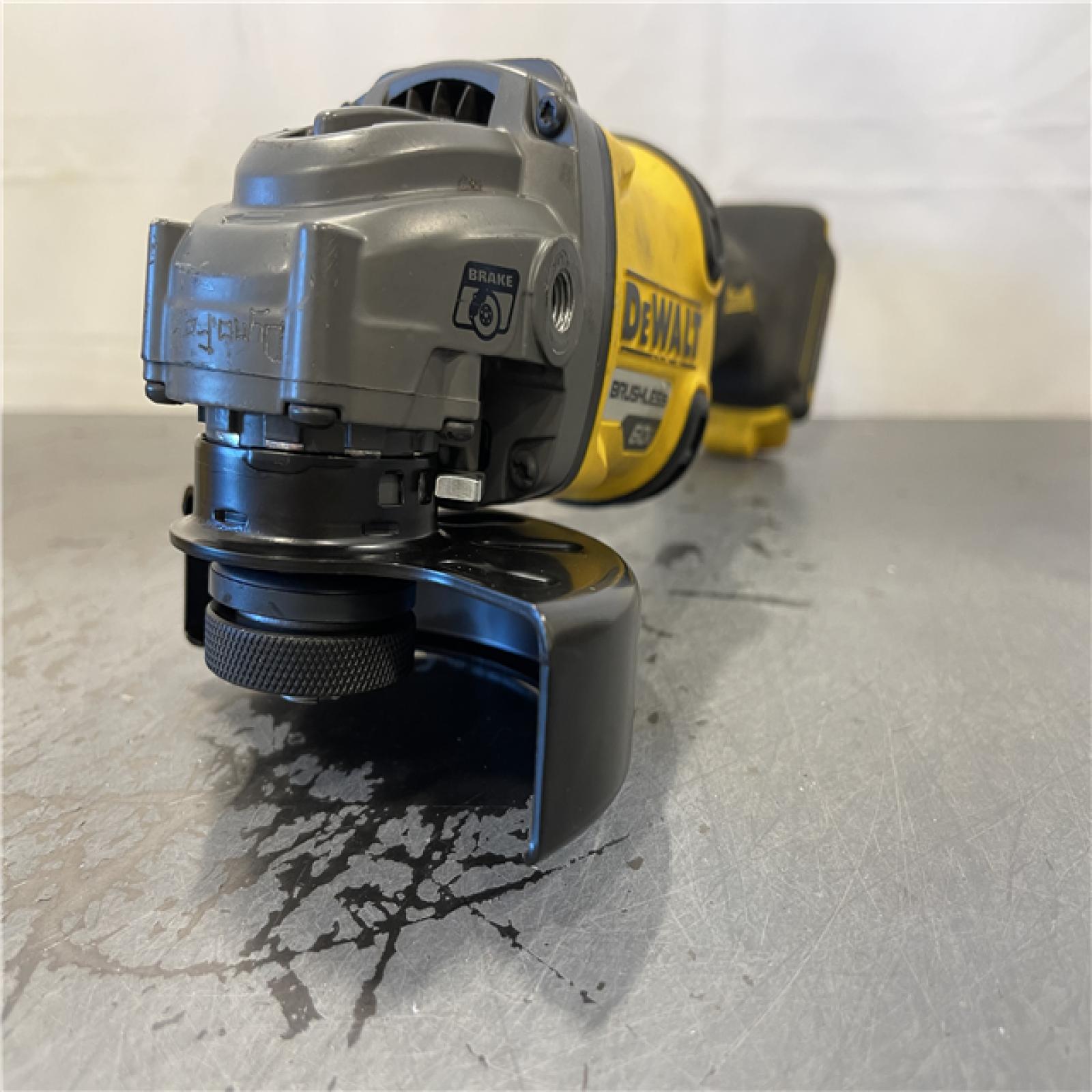 AS-IS - DeWalt FLEXVOLT 60V MAX Cordless Brushless 4.5 in. to 6 in. Small Angle Grinder with Kickback Brake