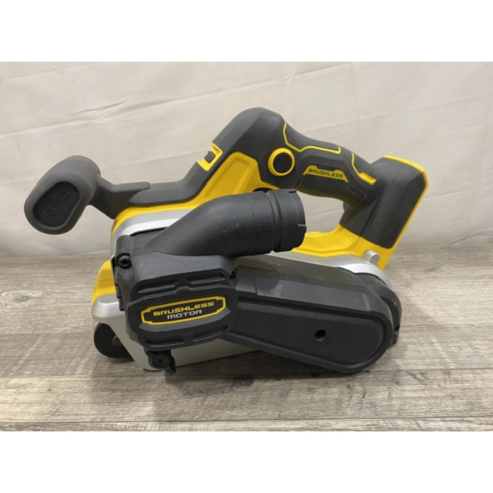 AS-IS DEWALT 20V MAX* XR Brushless Cordless Belt Sander (Tool-Only)