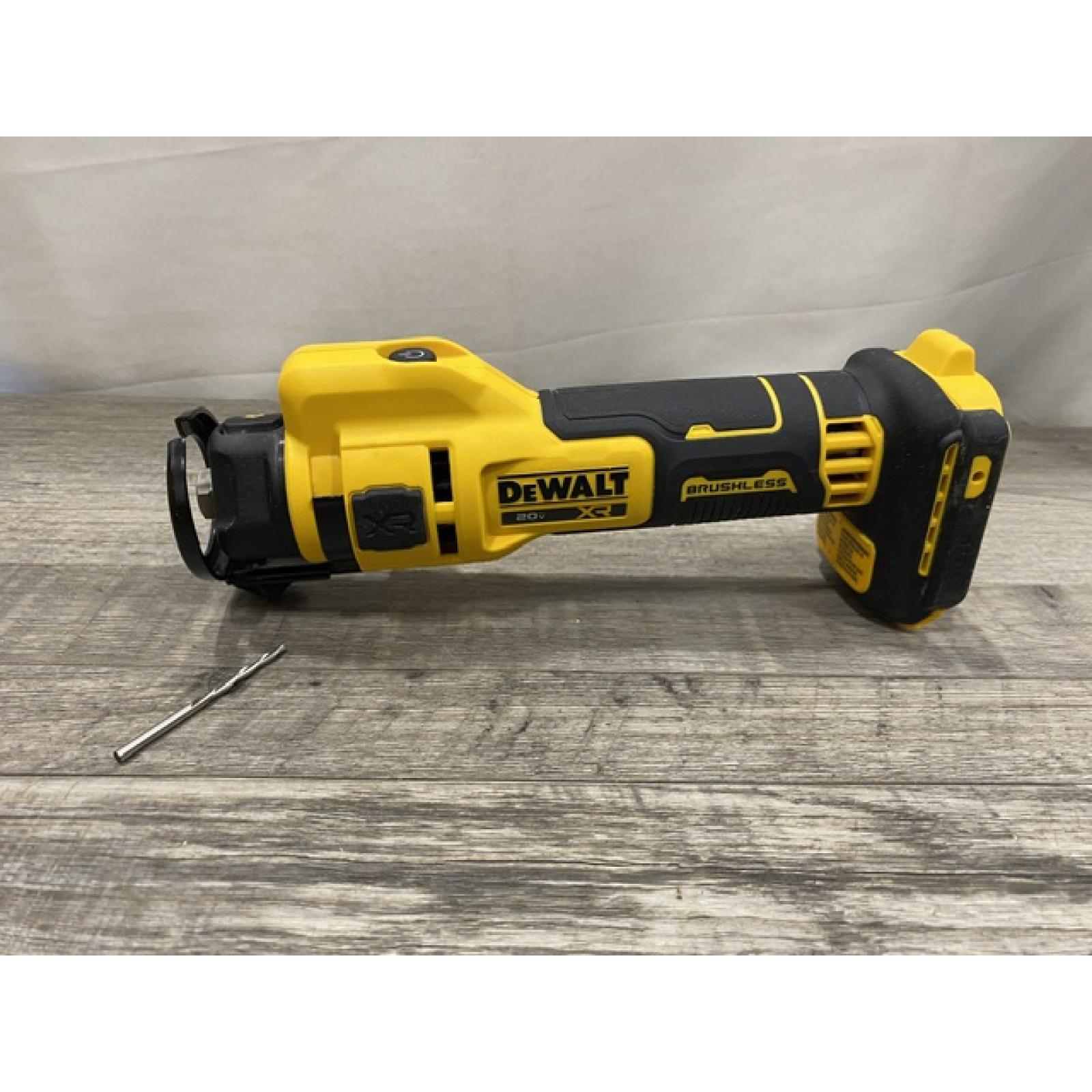 AS-IS DEWALT XR 20V Lithium-Ion Cordless Rotary Drywall Cut-Out Tool (Tool Only)