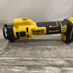 AS-IS DEWALT XR 20V Lithium-Ion Cordless Rotary Drywall Cut-Out Tool (Tool Only)