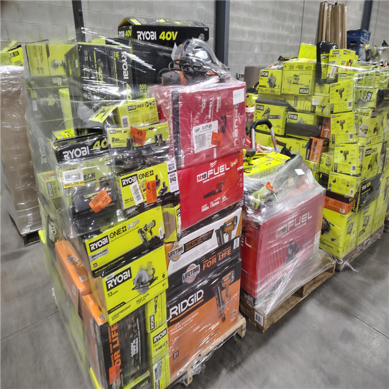 Pittston Location As-Is Power Tools Partial Truckload (14 Pallets) 9910-A1