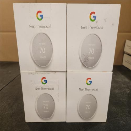 Phoenix AS-IS Google Nest Thermostat - Smart Programmable Wi-Fi Thermostat - (4-Pack)