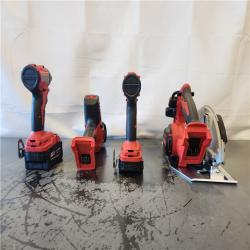 AS-IS- Milwaukee M18 Cordless Brushless 4 Tool Combo Kit