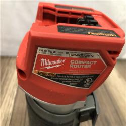 AS-IS Milwaukee FUEL 18V Lithium-Ion Brushless Cordless Compact Router (Tool-Only)