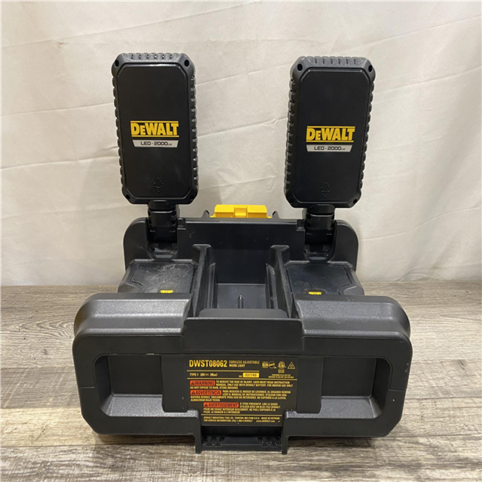 AS-IS DEWALT Tough System 2.0 Flex Volt 20V/60V Cordless LED Adjustable Work Light