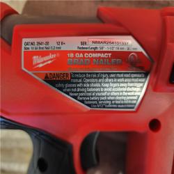 HOUSTON LOCATION - AS-IS Milwaukee FUEL 12-Volt Lithium-Ion Brushless Cordless 18-Gauge 1-1/2 in. Compact Brad Nailer (Tool Only)