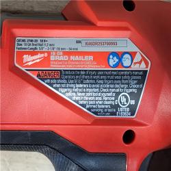HOUSTON LOCATION - AS-IS Milwaukee FUEL 18-Volt Lithium-Ion Brushless Cordless Gen II 18-Gauge Brad Nailer (Tool-Only)