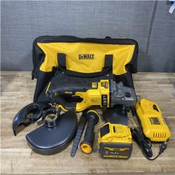 Houston Location AS-IS DEWALT FLEXVOLT 60-Volt Lithium-Ion Cordless 7 in. to 9 in. Large Angle Grinder Kit