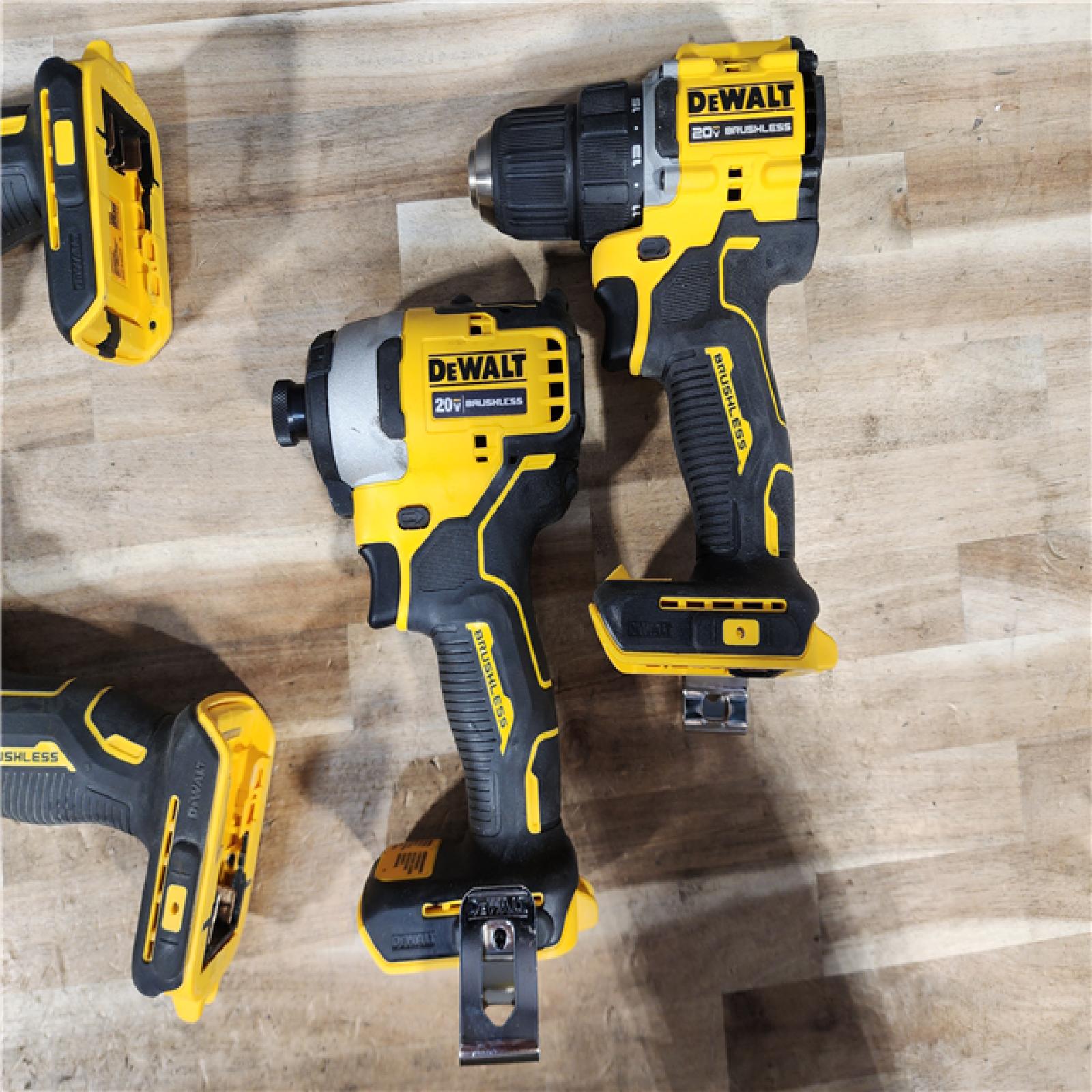 HOUSTON LOCATION - AS-IS DEWALT 4 TOOL COMBO KIT W/ (2) BATTERY & CHARGER