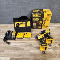 HOUSTON LOCATION - AS-IS DEWALT ATOMIC 20-Volt MAX Lithium-Ion Cordless Combo Kit