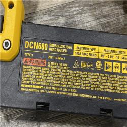 AS-IS DEWALT 20V MAX XR Lithium-Ion Electric Cordless 18-Gauge Brad Nailer (Tool Only)