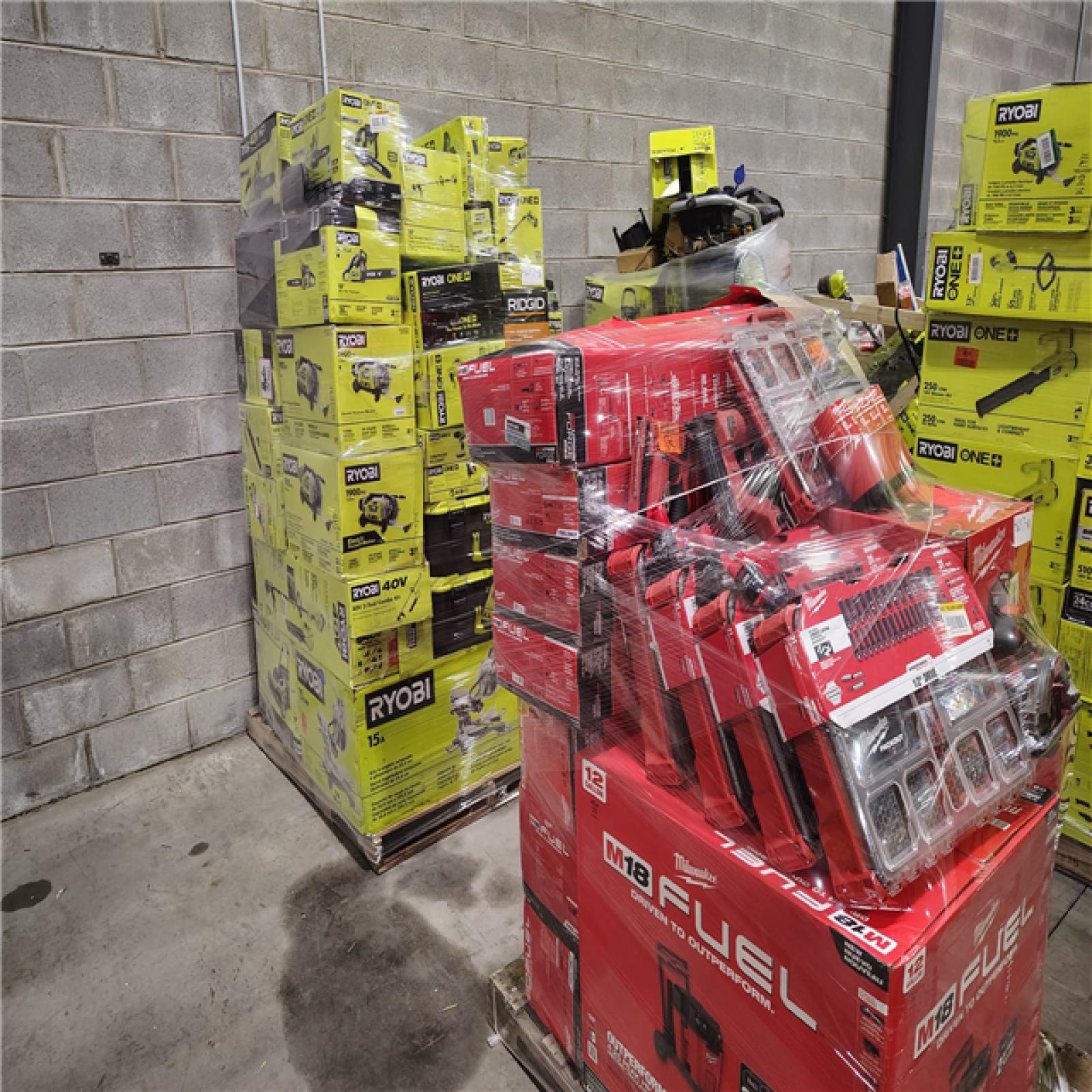 Pittston Location As-Is Power Tools Partial Truckload (10 Pallets) 4657-A