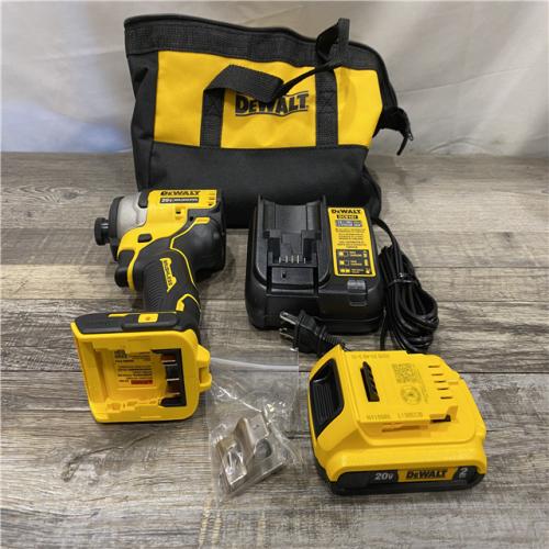 AS-IS DEWALT Atomic 20V Max Lithium-Ion Brushless Cordless Compact 1/4 in. Impact Driver Kit