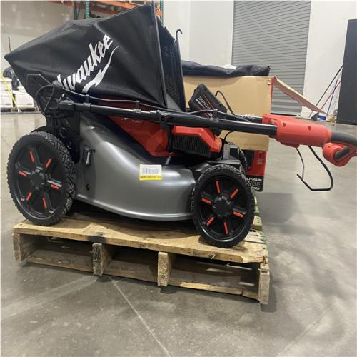 Dallas Location - As-Is Milwaukee 18 FUEL 21 Self-Propelled Dual Battery Mower Kit