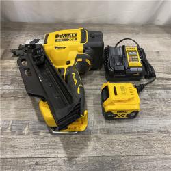 AS-IS DEWALT 20-Volt 30° Cordless Framing Nailer Kit