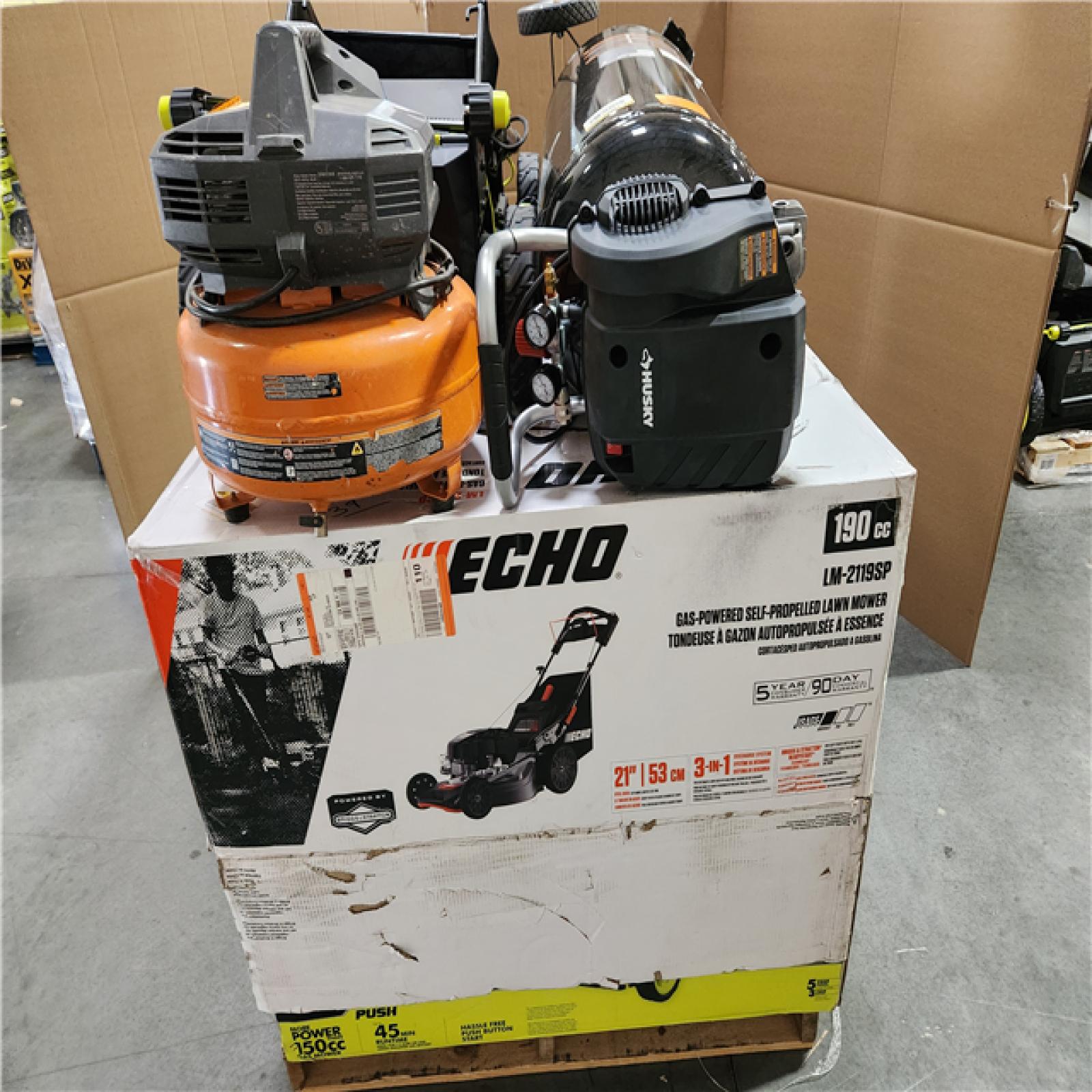 CALIFORNIA AS-IS OUTDOOR POWER EQUIPMENT