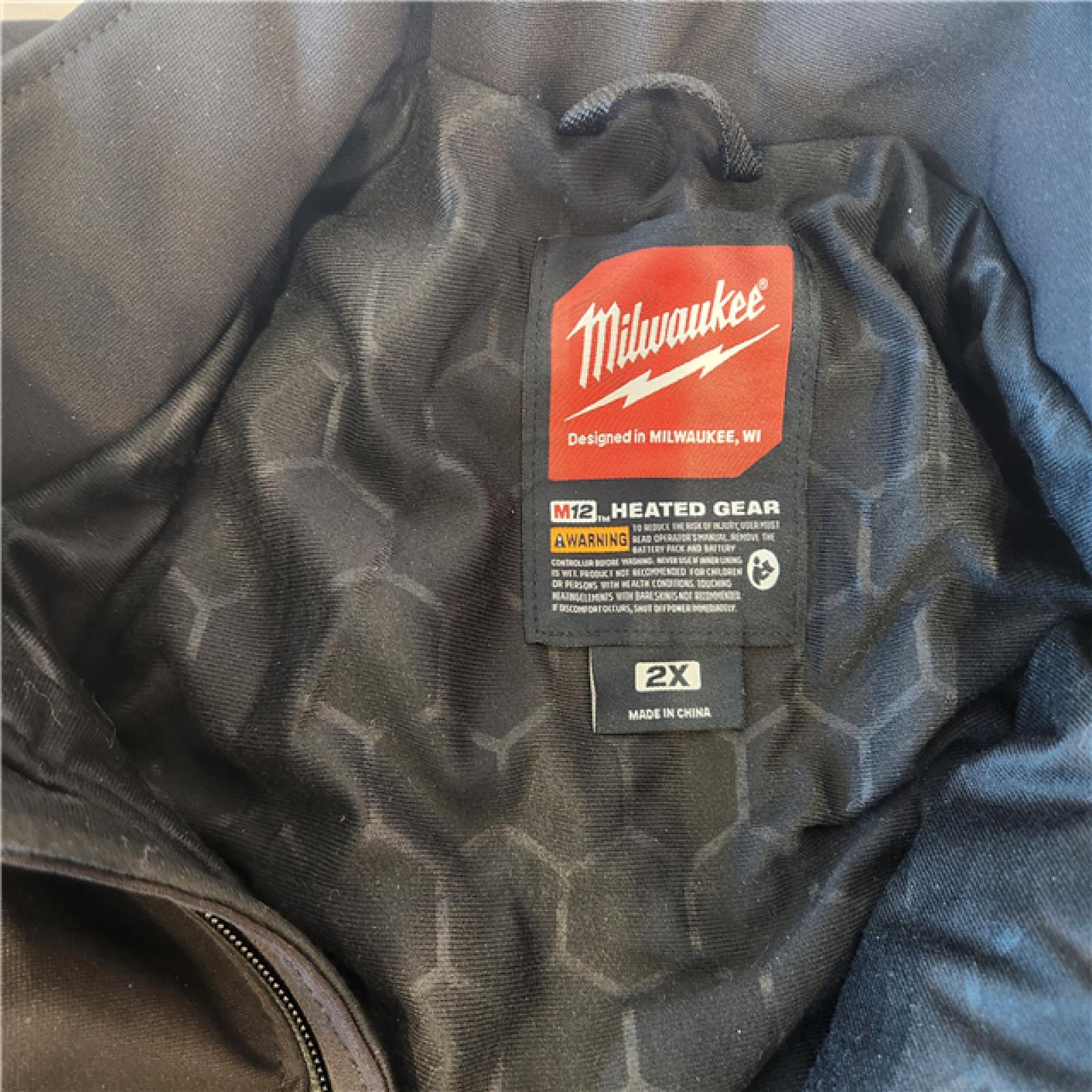 AS-IS- Heated Jacket Men's Polyester Black 2XL