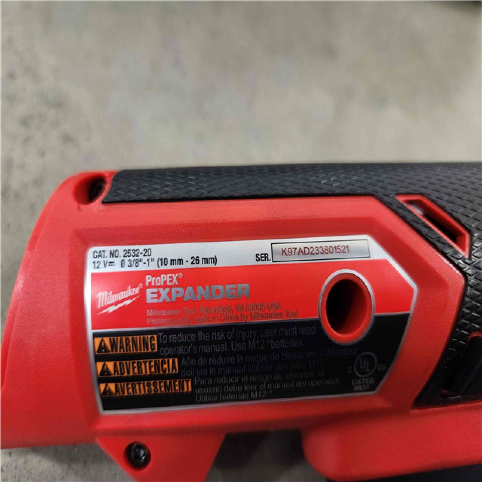 Phoenix Location NEW Milwaukee 2532-20 M12 FUEL Brushless Lithium-Ion Uponor ProPEX PEX-a Cordless Tubing Expander (Tool Only)