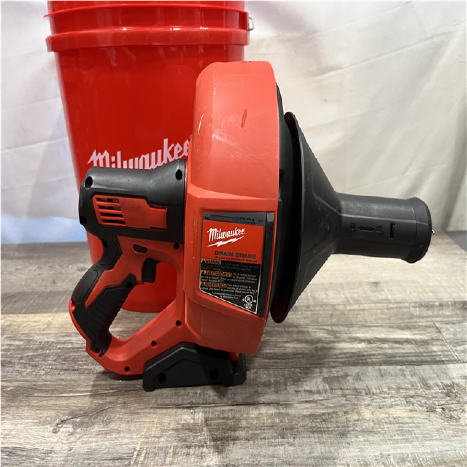 AS-IS Milwaukee 12-V Lithium-Ion Cordless Drain Snake Auger kit