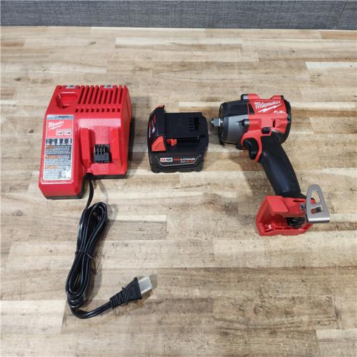 HOUSTON LOCATION - AS - IS Milwaukee M18 FUEL 1/2Inch Mid-Torque Impact Wrench w/ BATTERY & CHARGER
