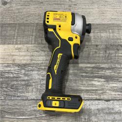 AS-IS DEWALT Atomic 20V Max Lithium-Ion Brushless Cordless Compact 1/4 in. Impact Driver Kit