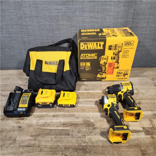 HOUSTON LOCATION - AS-IS DeWalt 2-Tool Combo Kit W/ (2) BATTERY & CHARGER