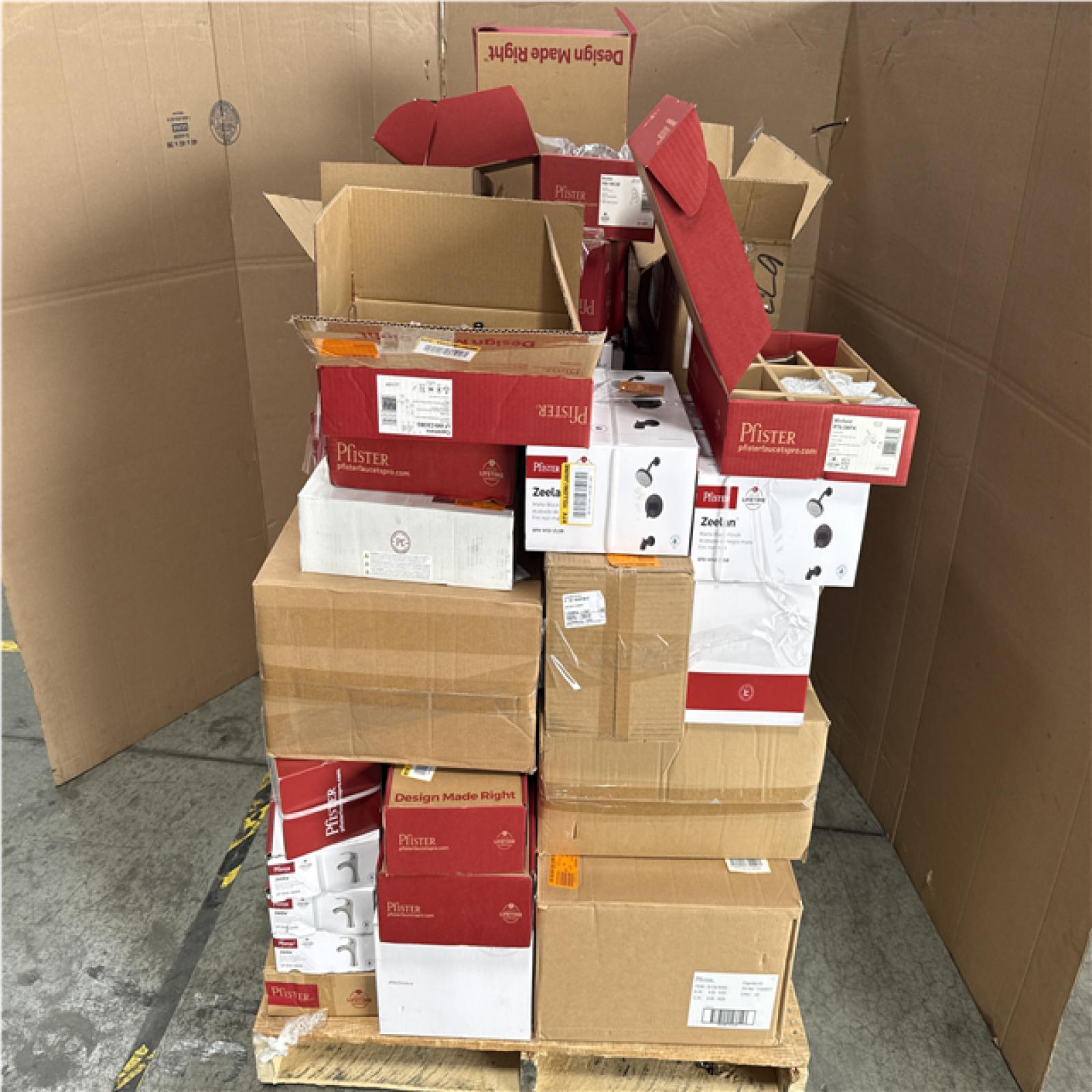 CALIFORNIA AS IS PFISTER FAUCETS PALLET