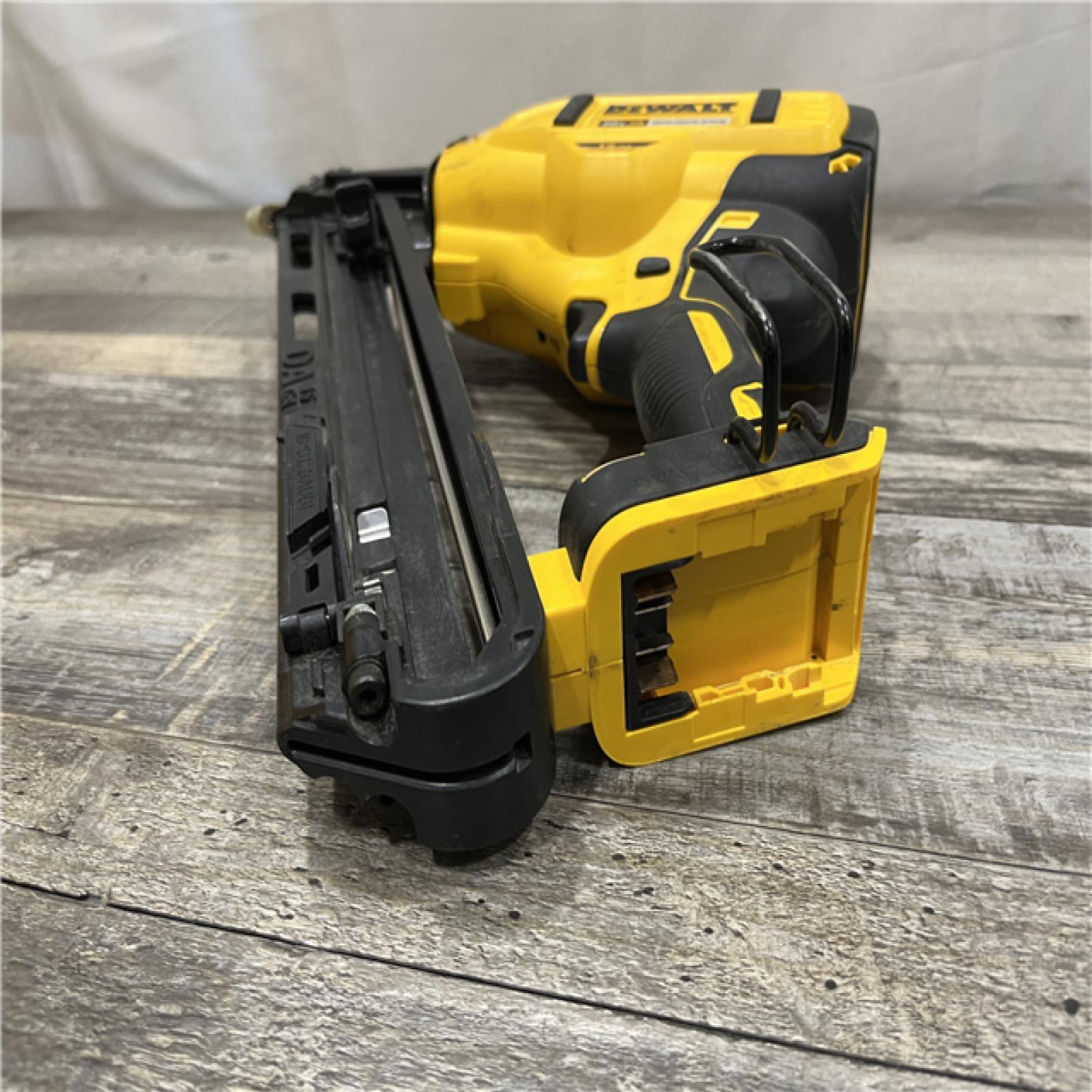 AS-IS DEWALT Cordless 20V MAX XR Angled Finish Nailer (Tool Only)