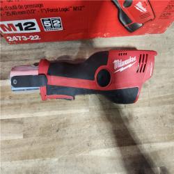 HOUSTON LOCATION - AS-IS M12 12-Volt Lithium-Ion Force Logic Cordless Press Tool Kit (3 Jaws Included) with Two 1.5 Ah Battery and Hard Case