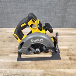 HOUSTON LOCATION - AS-IS (APPEARS LIKE NEW) DEWALT FLEXVOLT 60V MAX Cordless Brushless 7-1/4 in. Circular Saw with Brake (Tool Only)
