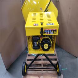 CALIFORNIA AS-IS CHAMPION 8.8 CU. FT. 79CC GAS HEAVY DUTY CONCRETE MIXER W/ 450 LB. CAPACITY