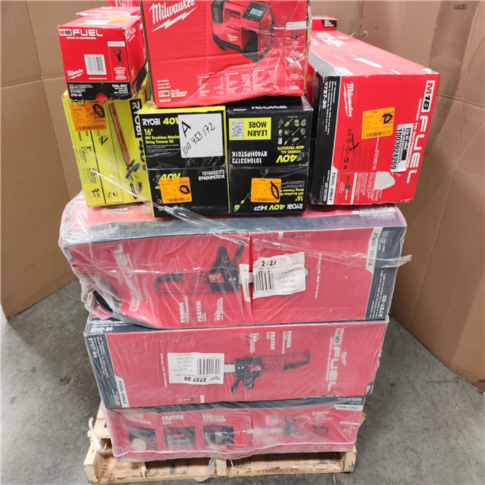 CALIFORNIA AS-IS TOOL PALLET
