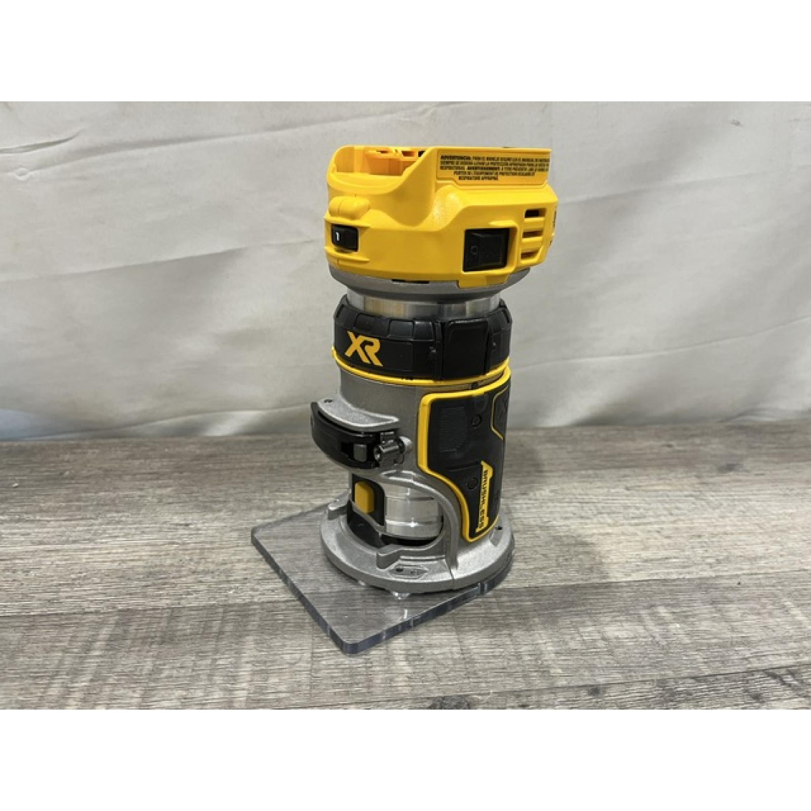 AS-IS DEWALT 20V MAX XR Cordless Brushless Fixed Base Compact Router (Tool Only)