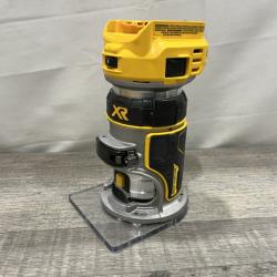 AS-IS DEWALT 20V MAX XR Cordless Brushless Fixed Base Compact Router (Tool Only)