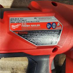 HOUSTON LOCATION - AS-IS (APPEARS LIKE NEW) Milwaukee 2841-20 18V Cordless Gen II 16 Gauge Angled Finish Nailer (Tool Only)